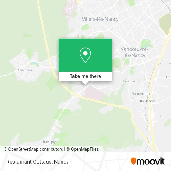 Restaurant Cottage map