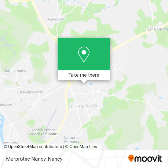Murprotec Nancy map