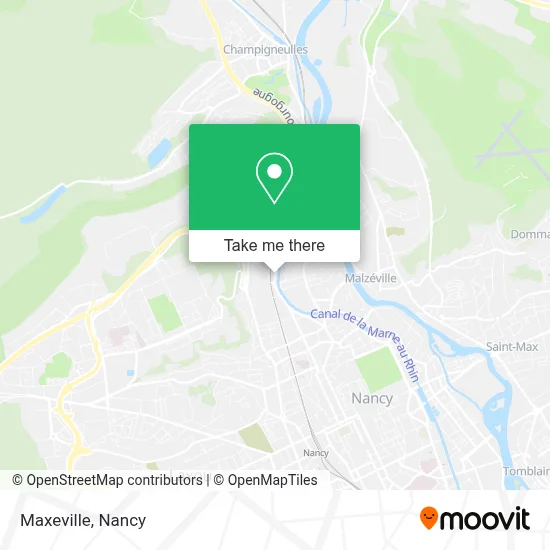 Maxeville map