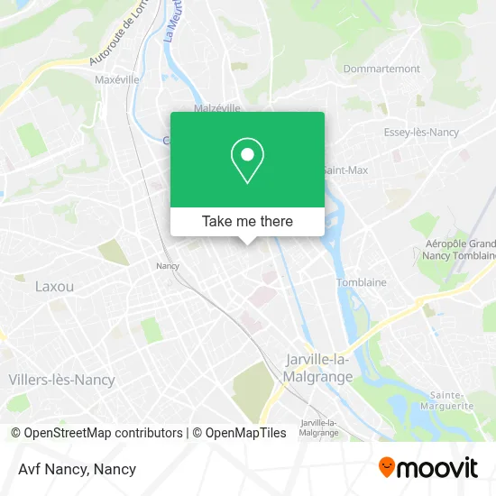 Avf Nancy map