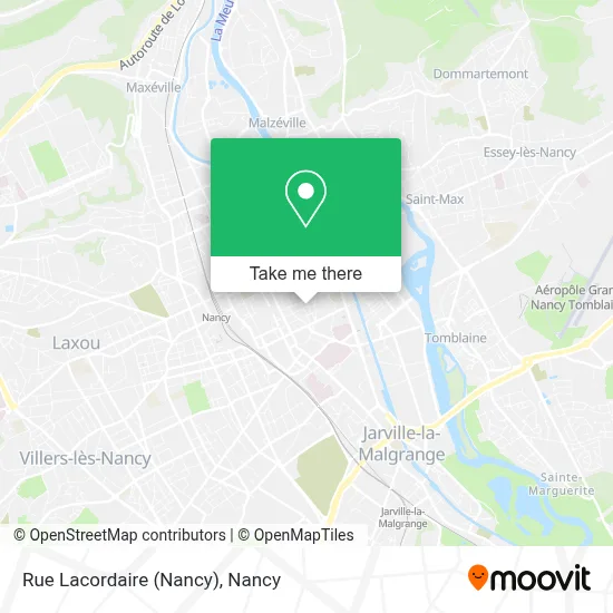 Rue Lacordaire (Nancy) map
