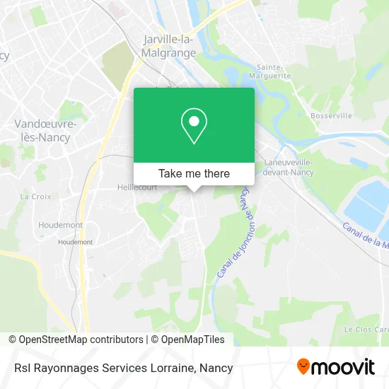 Rsl Rayonnages Services Lorraine map