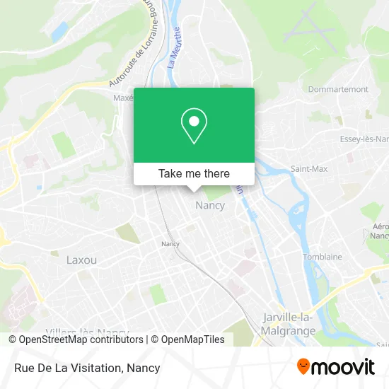 Rue De La Visitation map