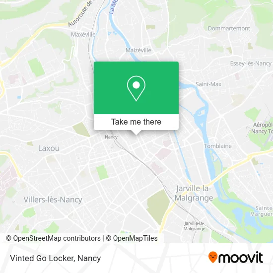 Vinted Go Locker map