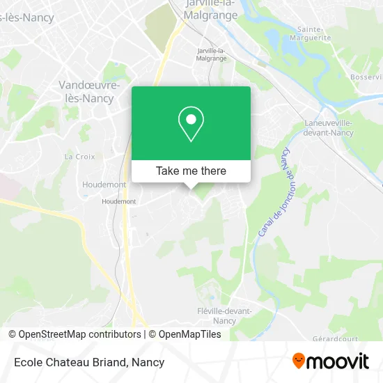 Ecole Chateau Briand map