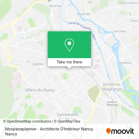 Myspaceplanner - Architecte D'Intérieur Nancy map