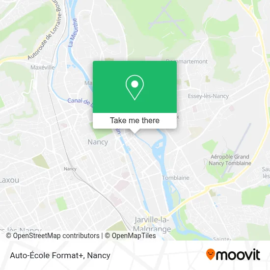 Auto-École Format+ map