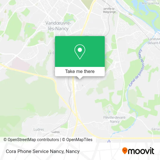 Cora Phone Service Nancy map