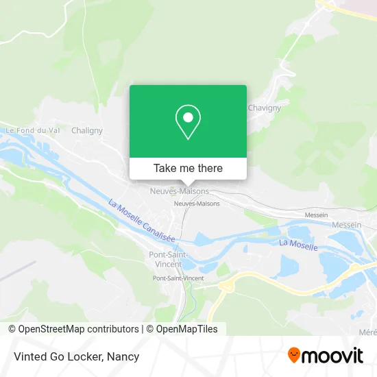 Vinted Go Locker map