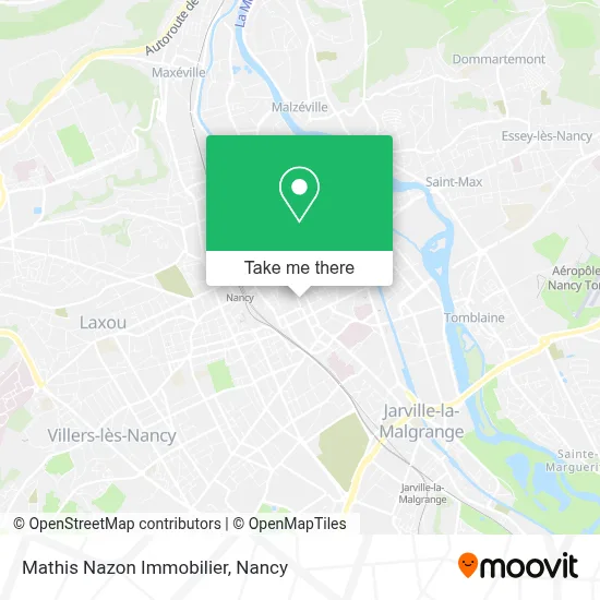 Mathis Nazon Immobilier map