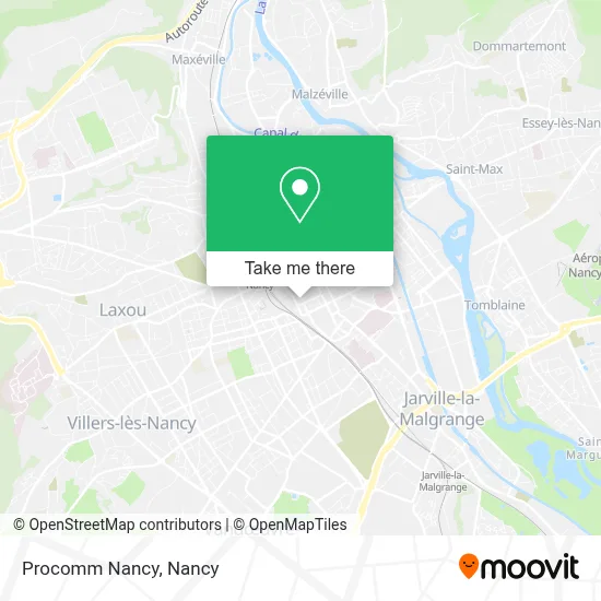 Procomm Nancy map