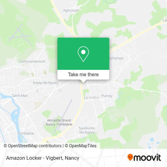 Amazon Locker - Vigbert map