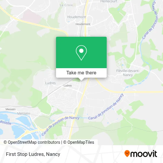 First Stop Ludres map