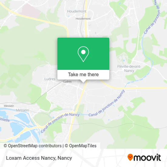 Loxam Access Nancy map