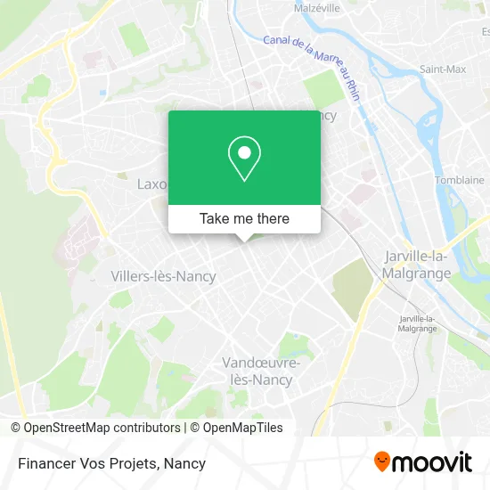 Financer Vos Projets map