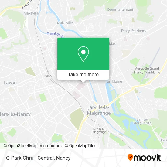 Q-Park Chru - Central map
