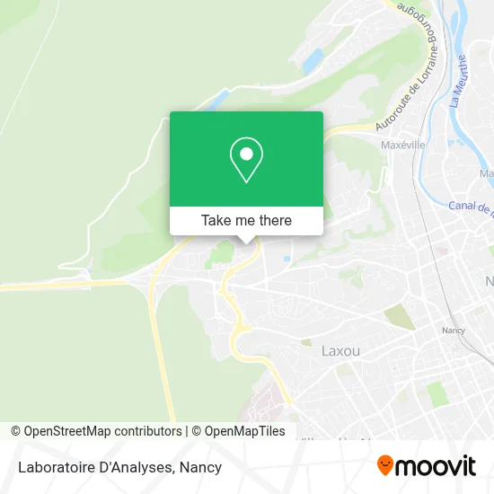 Laboratoire D'Analyses map