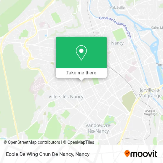 Ecole De Wing Chun De Nancy map