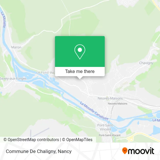 Commune De Chaligny map