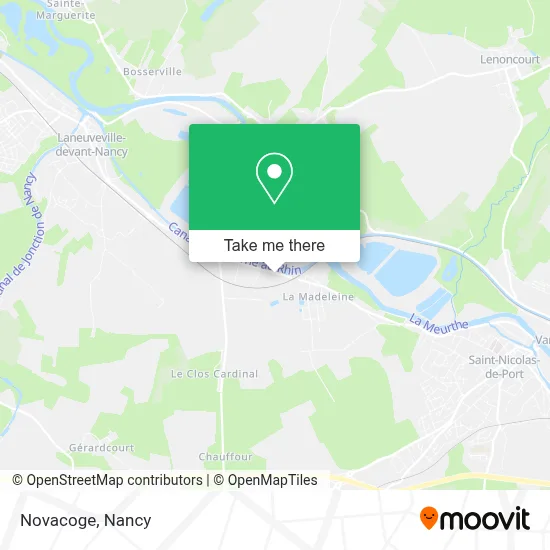 Novacoge map
