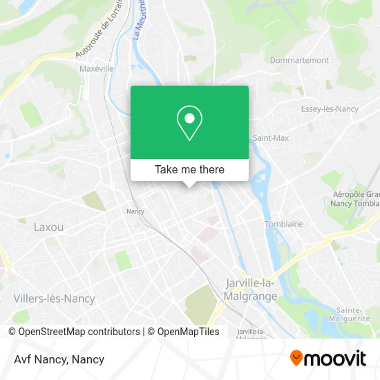 Avf Nancy map