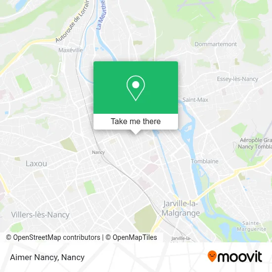Aimer Nancy map