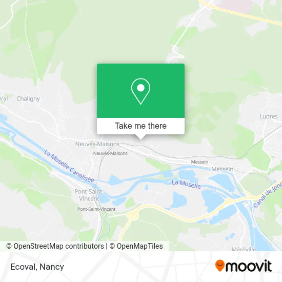 Ecoval map