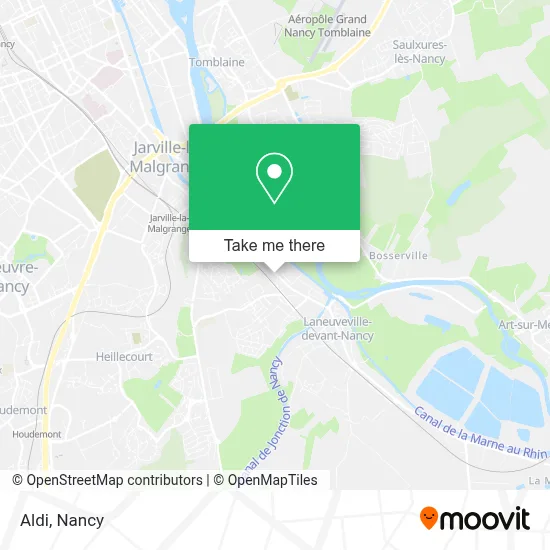 Aldi map