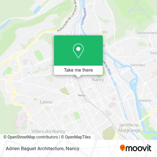 Adrien Baguet Architecture map