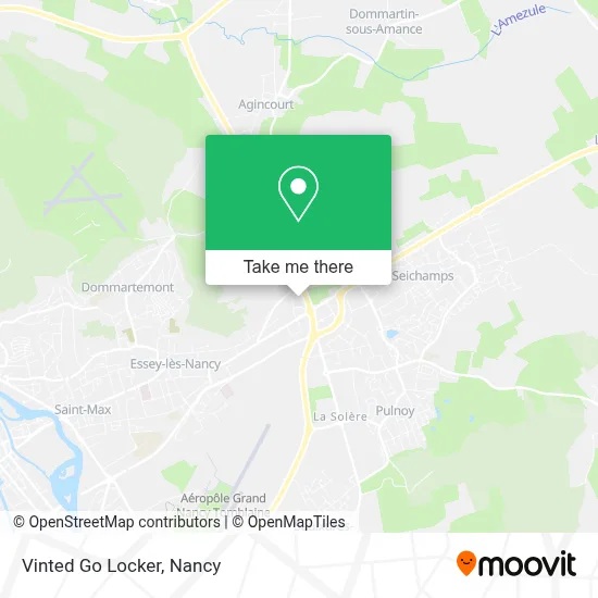 Vinted Go Locker map