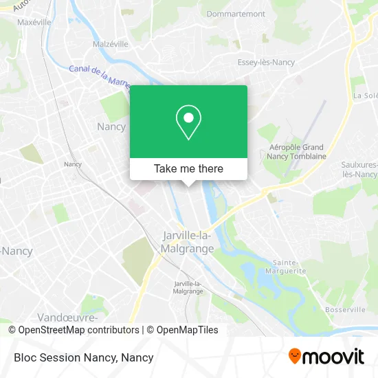 Bloc Session Nancy map
