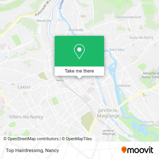 Top Coiffure map