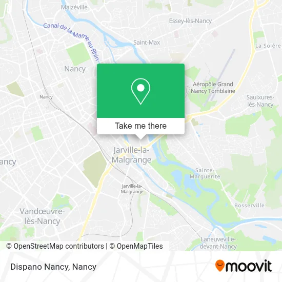 Dispano Nancy map