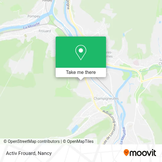 Activ Frouard map