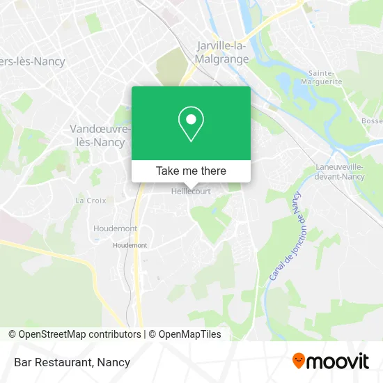 Bar Restaurant map
