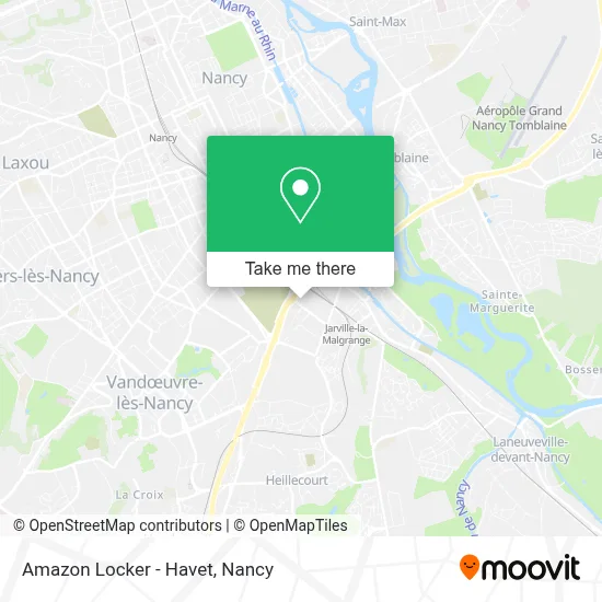 Amazon Locker - Havet map