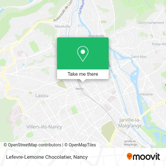 Lefevre-Lemoine Chocolatier map