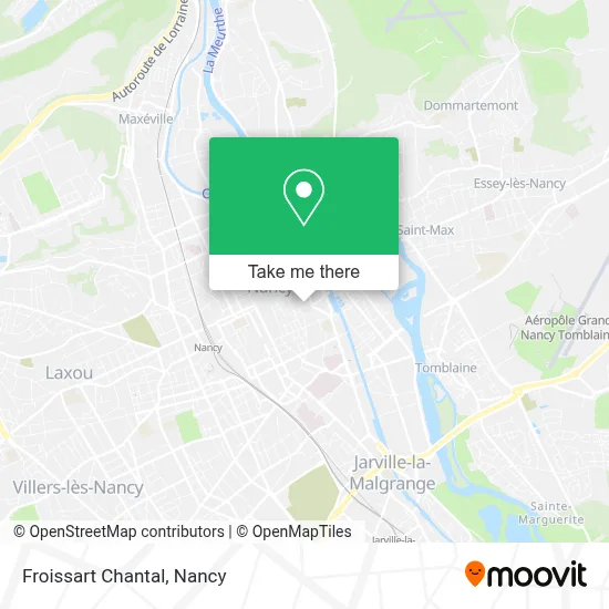 Froissart Chantal map