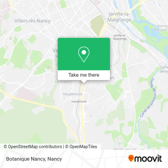 Botanique Nancy map