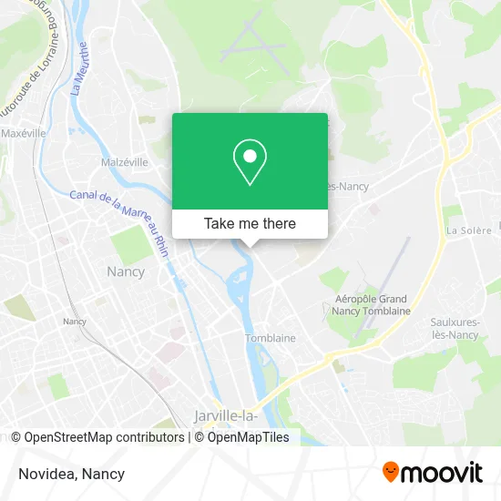 Novidea map
