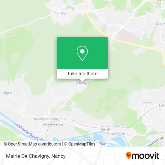 Mairie De Chavigny map