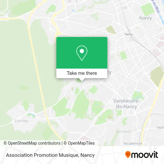 Association Promotion Musique map