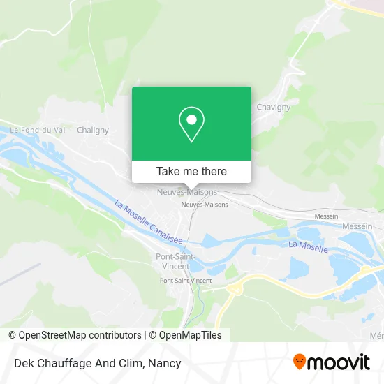 Dek Chauffage And Clim map