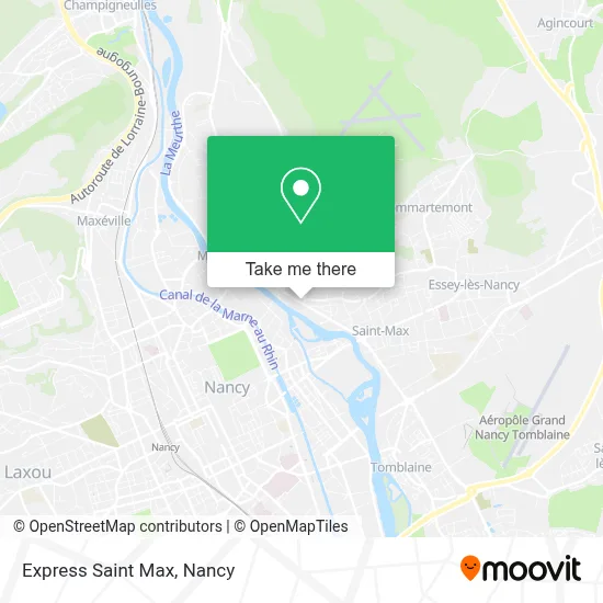 Express Saint Max map
