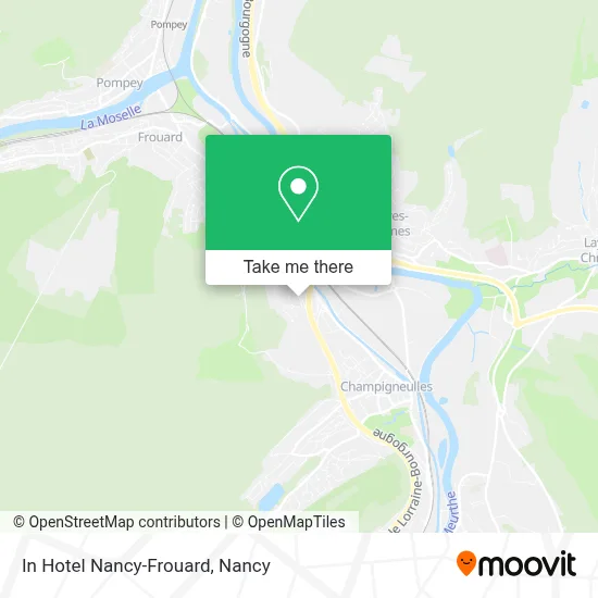 In Hotel Nancy-Frouard map