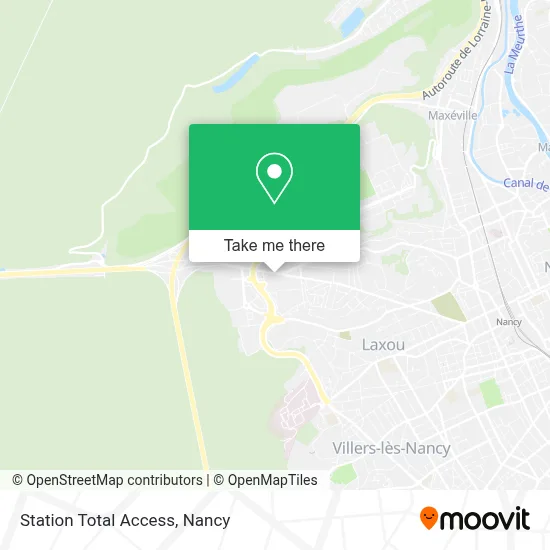 Station Total Access map