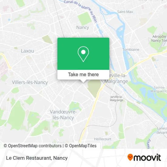 Le Clem Restaurant map