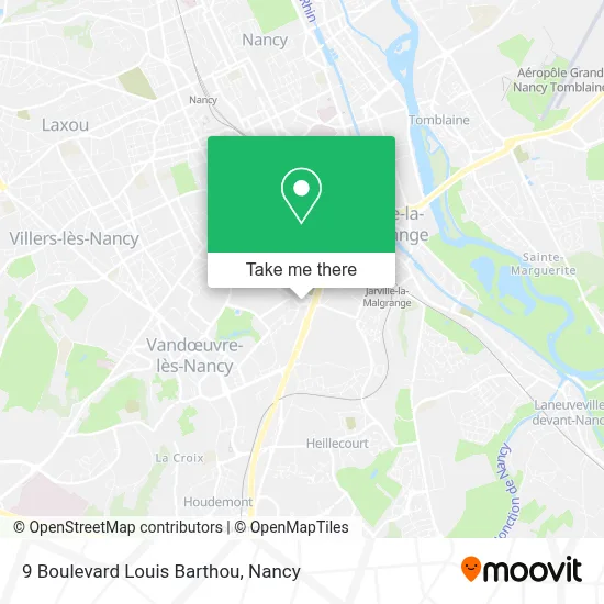 9 Boulevard Louis Barthou map