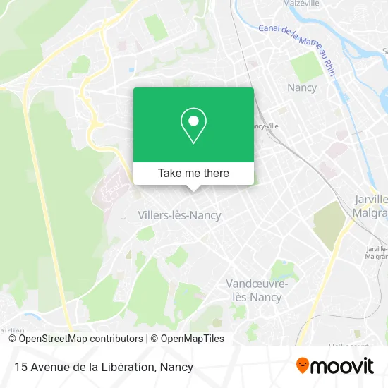 15 Avenue de la Libération map
