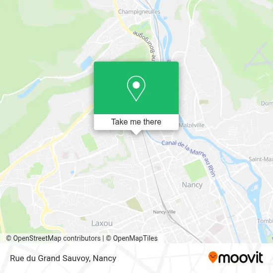 Rue du Grand Sauvoy map